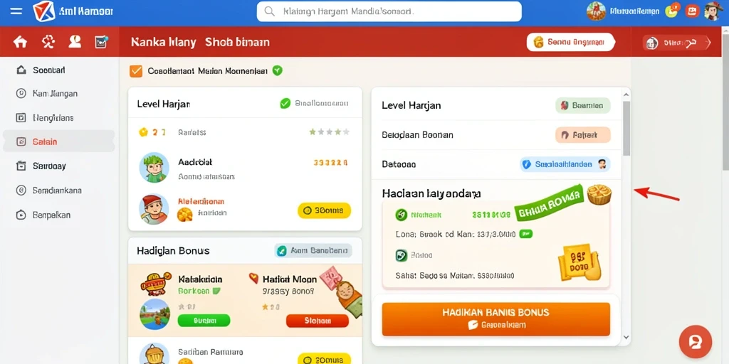 Fitur bonus menarik untuk pengguna aktif.