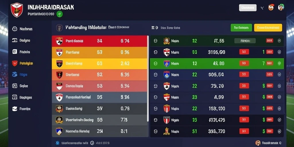 Fitur leaderboard yang memacu adrenalin kompetisi.