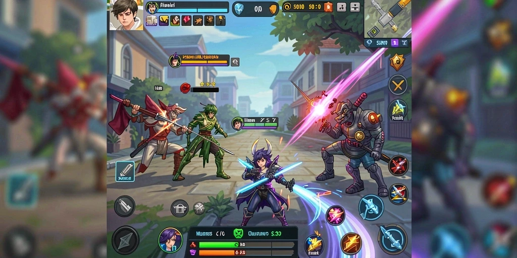 Fitur multiplayer yang memungkinkan bermain dengan teman.