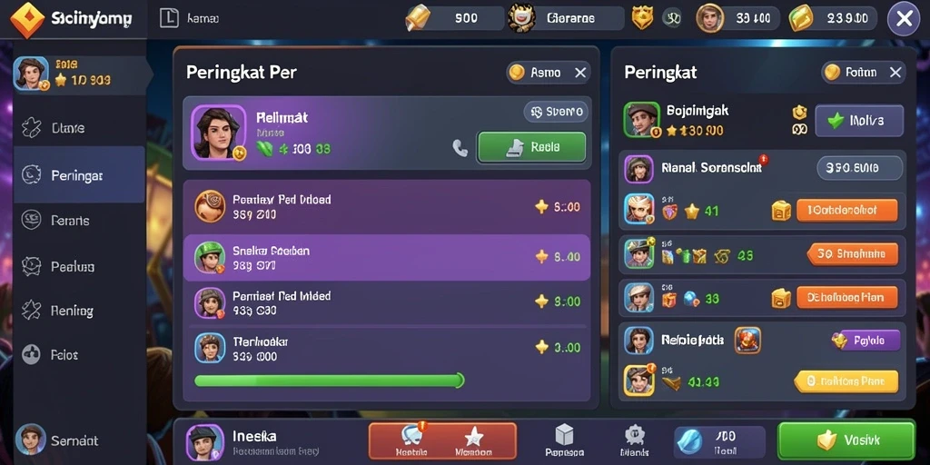 Fitur reward yang memotivasi pemain.