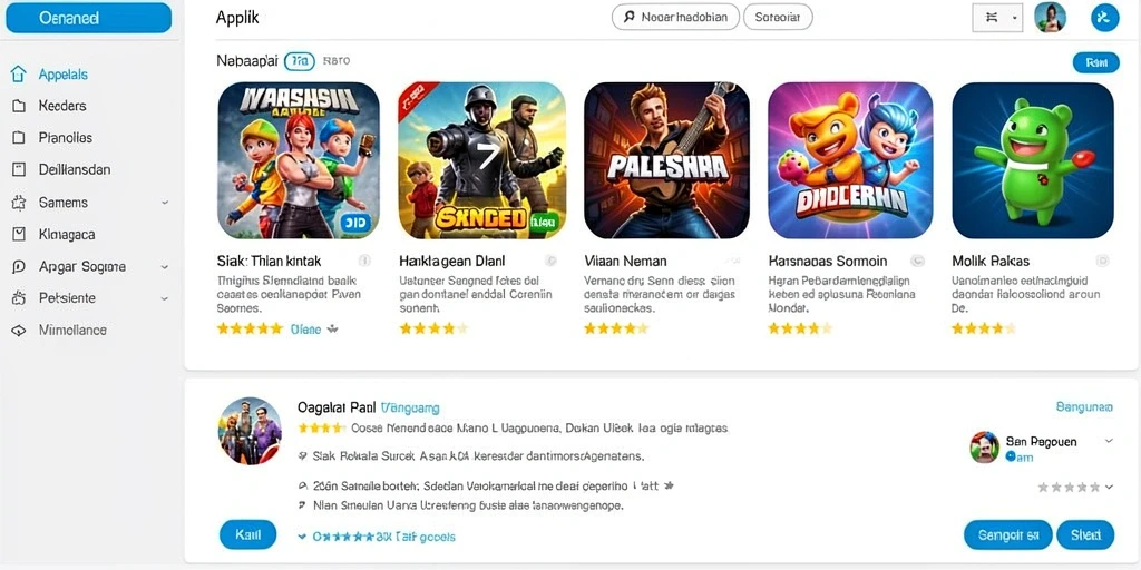 Menu navigasi yang sederhana dan intuitif.