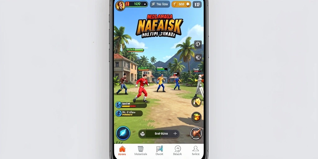 Fitur multiplayer memungkinkan bersaing dengan teman.