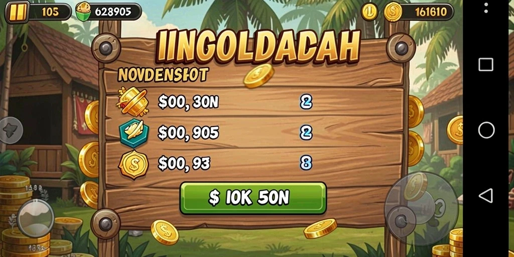 Lingkungan permainan yang detail dan menawan.